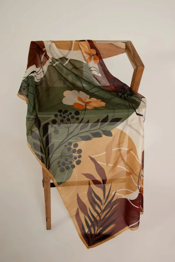 PRINTED SLUB MONARK STOLER - Image 2